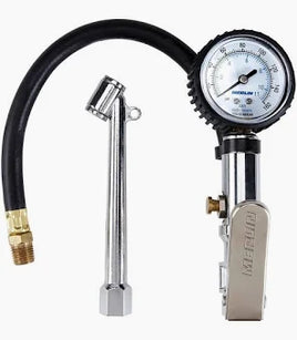 MERLIN Dual Head Air Chuck Inflator with Dial Gauge