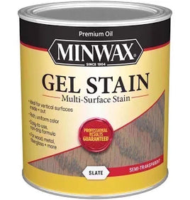 Minwax 61612 Slate Semi transparent Gel stain qt