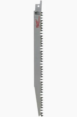 WARRIOR 9 in. 5 TPI Reciprocating Saw Pruning Blades, 5 Pack