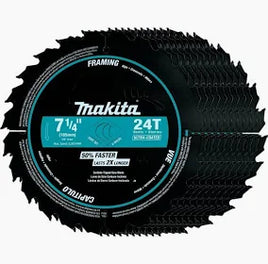 Makita 7-1/4" 24T Carbide-Tipped Circular Saw Blade Framing