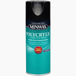 Minwax spray Polycrylic  semi-gloss